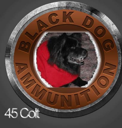 Black Dog Ammunition   Black Dog Ammunition 45 Colt