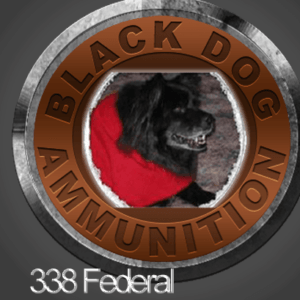 338 Federal ammunition from Black Dog Ammunition